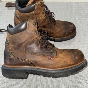 RED WING 2212 Men’s Size 11 Steel Toe Waterproof Brown Work Boots MSRP $285